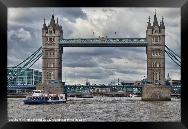 Tower Bridge London Framed Print by Phil Longfoot
