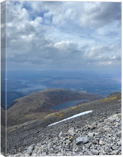 Views From Ben Nevis  Canvas Print by William Rotheram