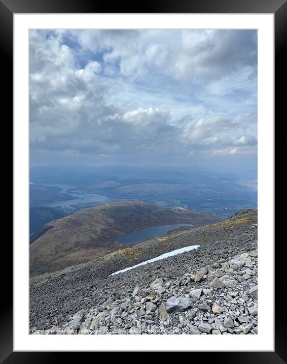 Views From Ben Nevis  Framed Mounted Print by William Rotheram