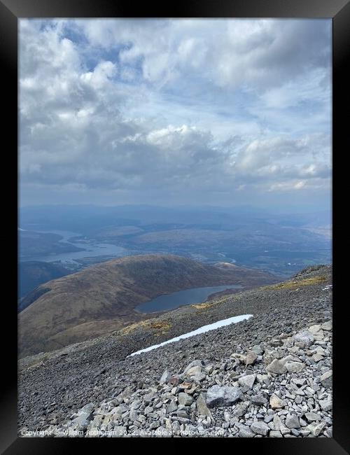 Views From Ben Nevis  Framed Print by William Rotheram