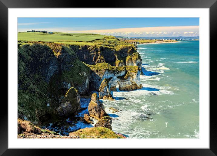 Whiterocks Portrush, Northern Ireland Framed Mounted Print by jim Hamilton