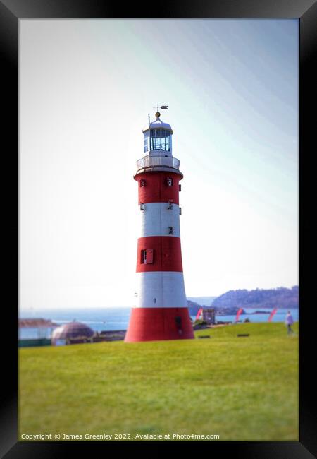 Smeaton's Tower  Framed Print by James Greenley