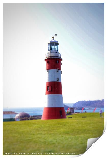 Smeaton's Tower  Print by James Greenley