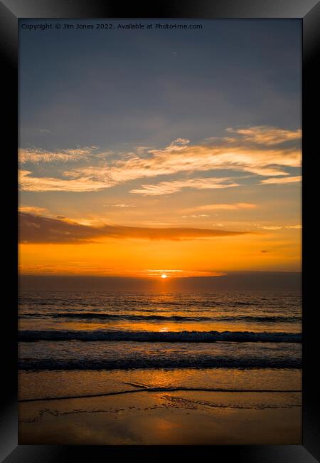 Super September Sunrise Framed Print by Jim Jones