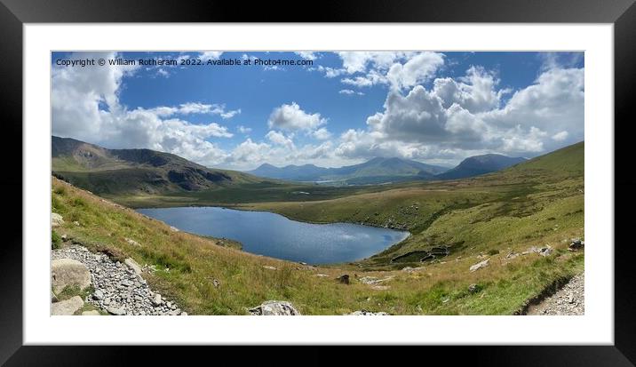 Helvellyn Lake Framed Mounted Print by William Rotheram