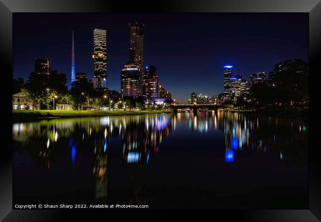 Stained Glass Melbourne Framed Print by Shaun Sharp