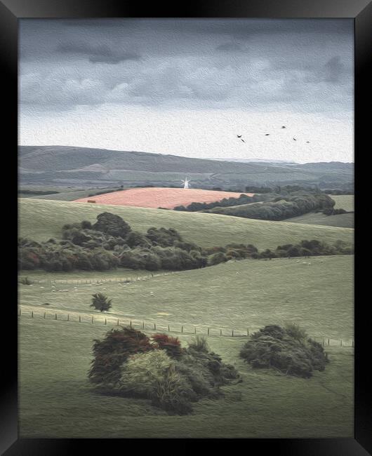 English Countryside Framed Print by Mark Jones