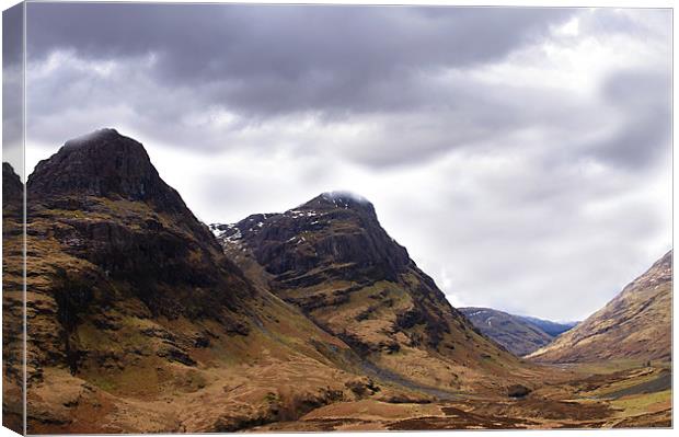 The Pass of Glencoe Canvas Print by Jacqi Elmslie