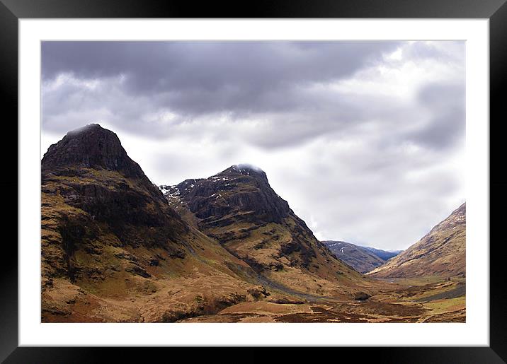 The Pass of Glencoe Framed Mounted Print by Jacqi Elmslie