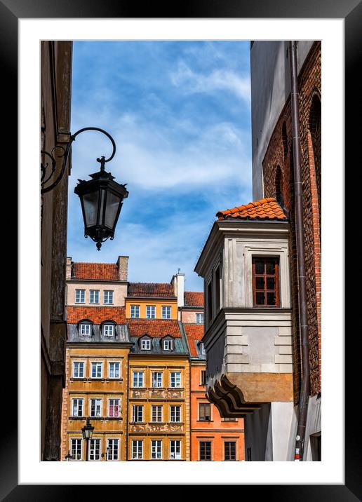 In The Old Town Of Warsaw Framed Mounted Print by Artur Bogacki