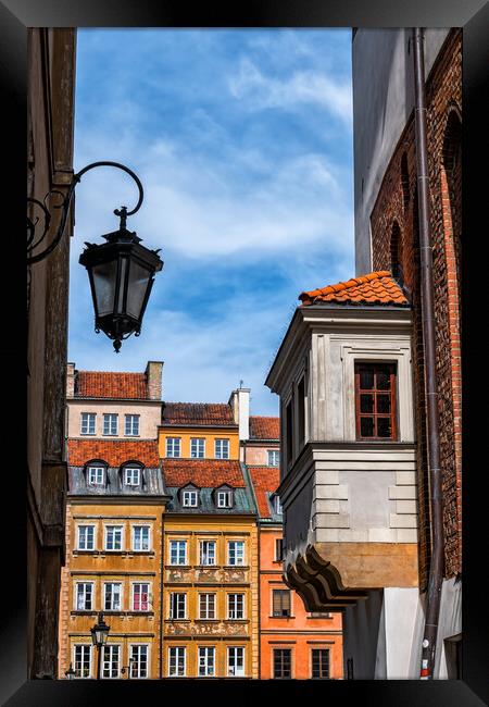 In The Old Town Of Warsaw Framed Print by Artur Bogacki