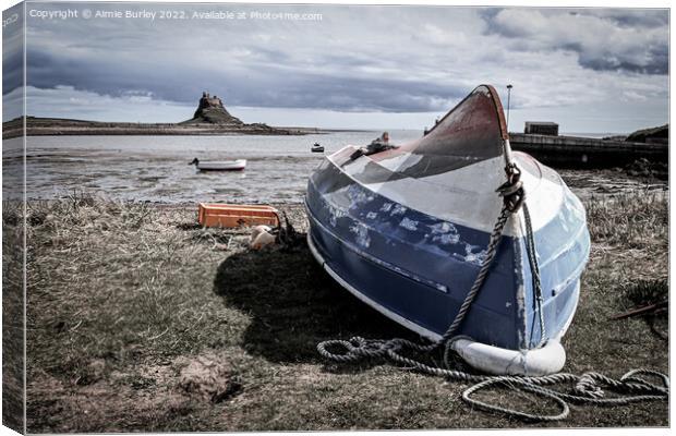 Upturned Boats Canvas Print by Aimie Burley