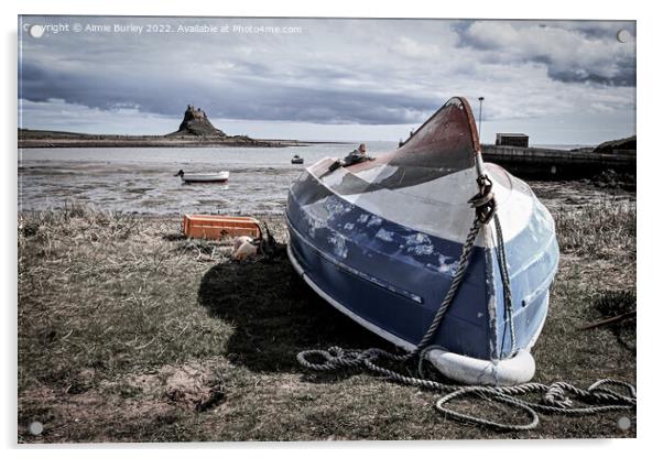 Upturned Boats Acrylic by Aimie Burley
