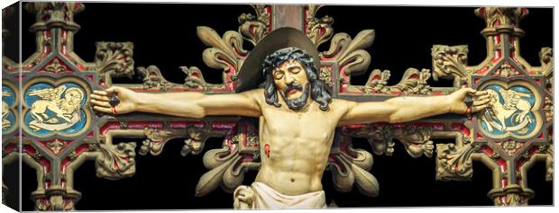 Jesus  Canvas Print by Alan Tunnicliffe