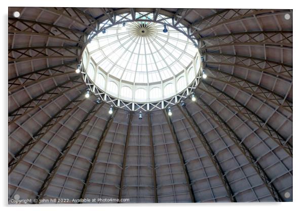 Devonshire Dome, Buxton, Derbyshire. Acrylic by john hill