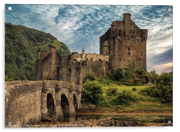 Eilean Donan Castle - Scotland Acrylic by Craig Doogan