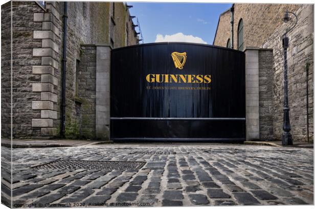 The gates to beer heaven! Canvas Print by Chris North