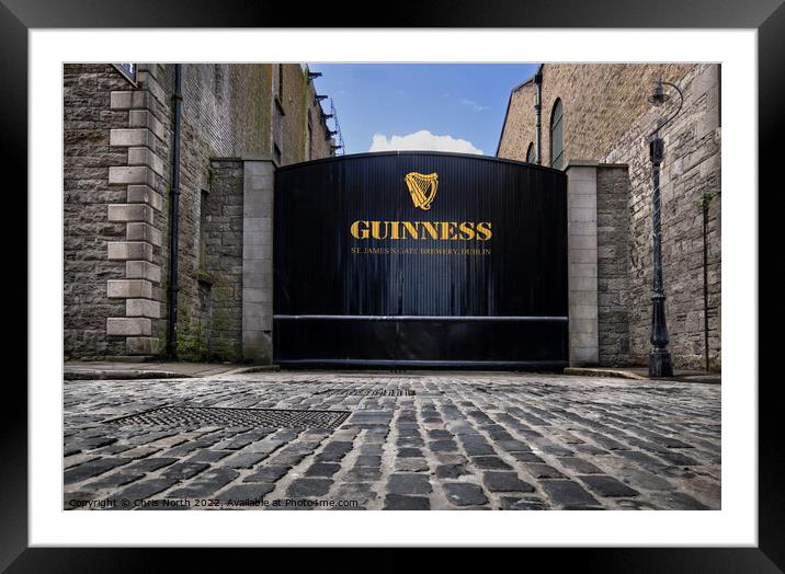 The gates to beer heaven! Framed Mounted Print by Chris North