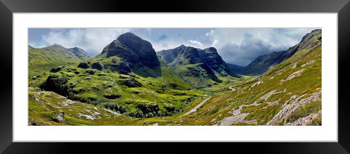 Glencoe, Scotland panoramic Framed Mounted Print by JC studios LRPS ARPS