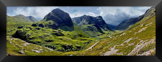 Glencoe, Scotland panoramic Framed Print by JC studios LRPS ARPS