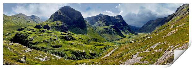 Glencoe, Scotland panoramic Print by JC studios LRPS ARPS