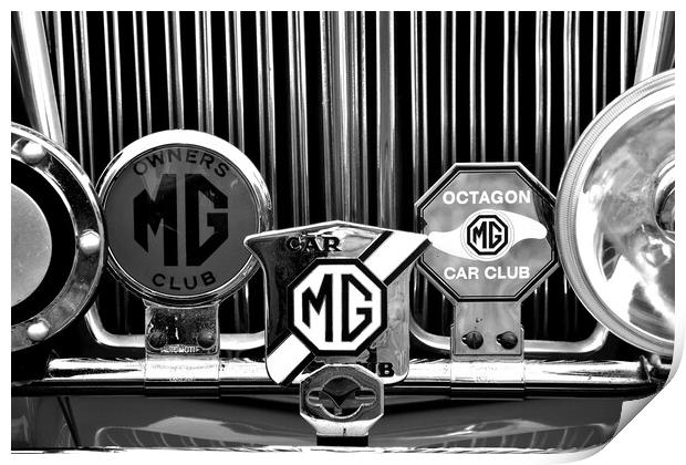 MG Classic British Sports Motor Car Print by Andy Evans Photos