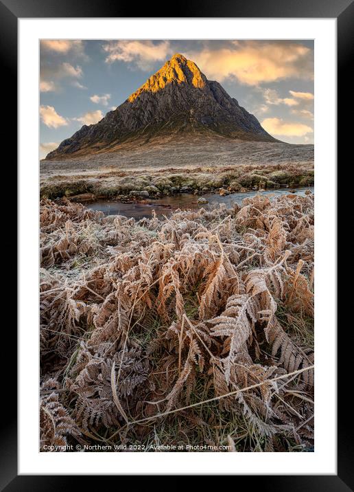 Icy  Buachaille Etve Mor Framed Mounted Print by Northern Wild