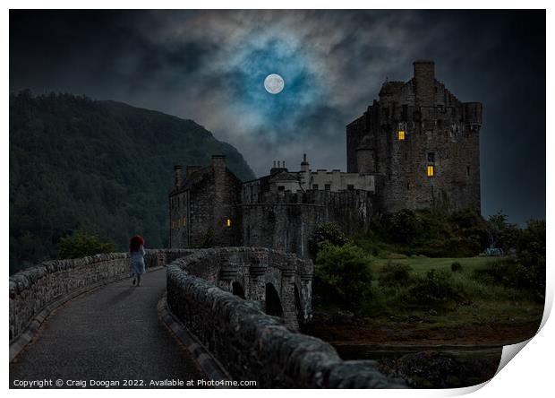 Eilean Donan Castle - Scotland Print by Craig Doogan