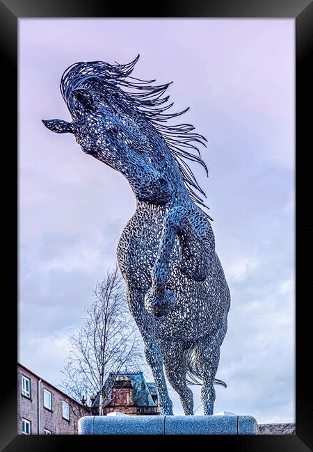 Ginger and Horsepower Inverclyde  Framed Print by Valerie Paterson