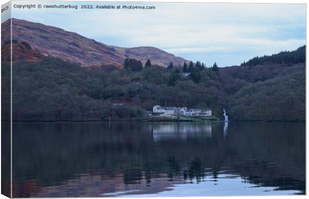 Loch Lomond View Towards Inversnaid Falls Canvas Print by rawshutterbug 