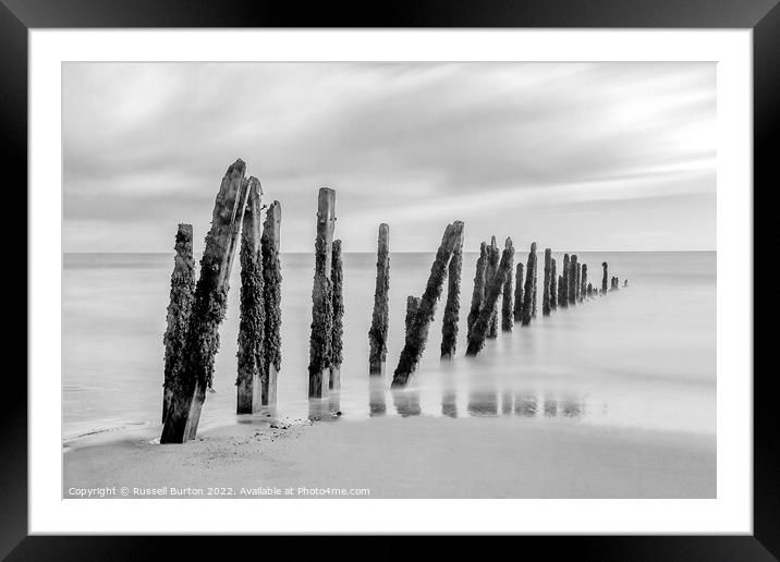 Sands of time Framed Mounted Print by Russell Burton