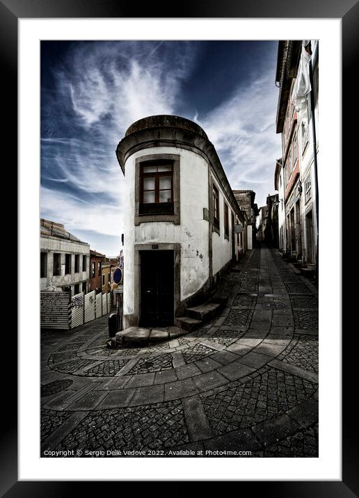 typical old houses in Porto, Portugal  Framed Mounted Print by Sergio Delle Vedove