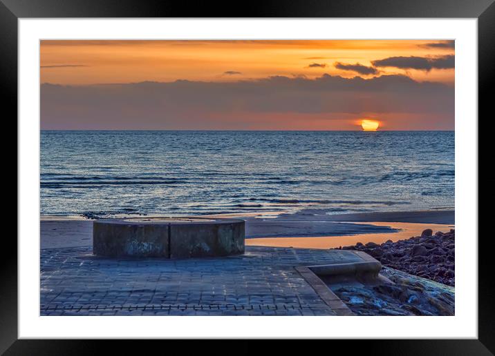 Irvine Sunset Framed Mounted Print by Valerie Paterson