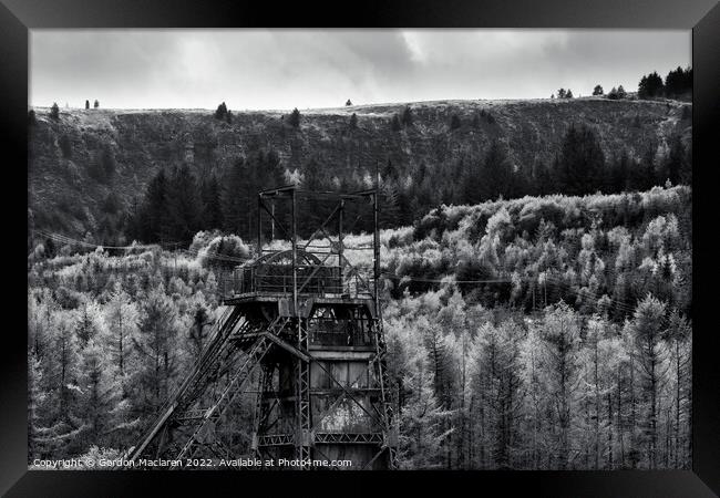 Tower Colliery, Hirwaun, South Wales, Monochrome Framed Print by Gordon Maclaren