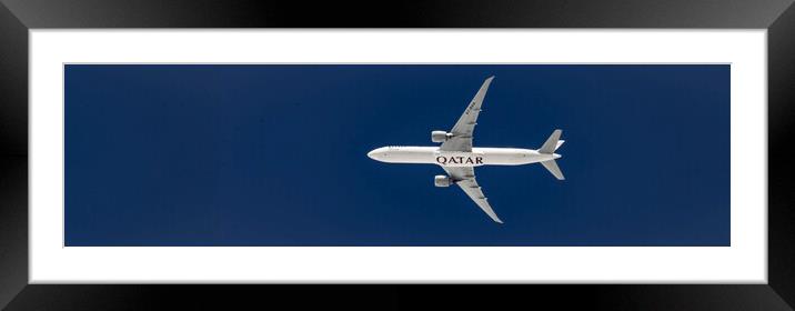 Passenger Jet Framed Mounted Print by Glen Allen