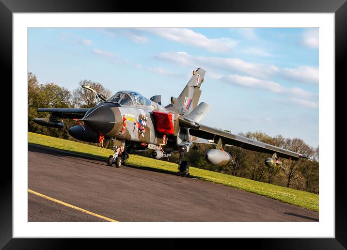 Tornado GR1(T) RAF 17SQN ZA320 Framed Mounted Print by J Biggadike
