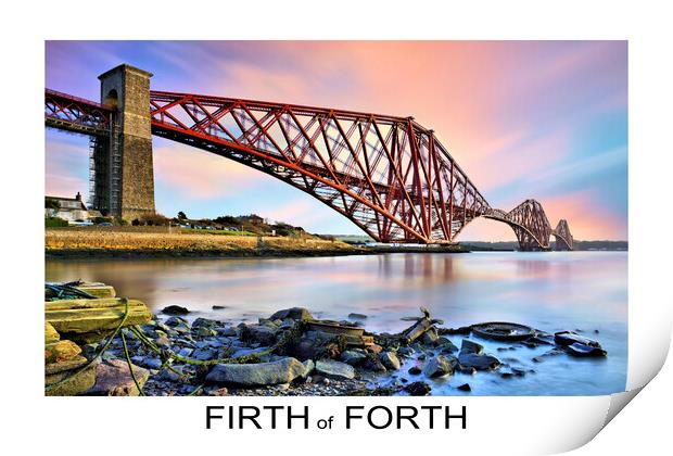 FIRTH of FORTH the iconic rail bridge Print by JC studios LRPS ARPS