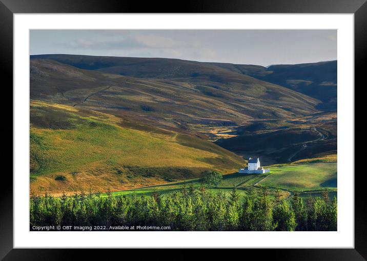 Corgarff Castle Nr Strathdon Grampian Mountains  Framed Mounted Print by OBT imaging