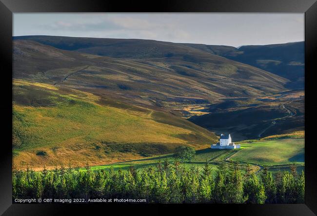 Corgarff Castle Nr Strathdon Grampian Mountains  Framed Print by OBT imaging