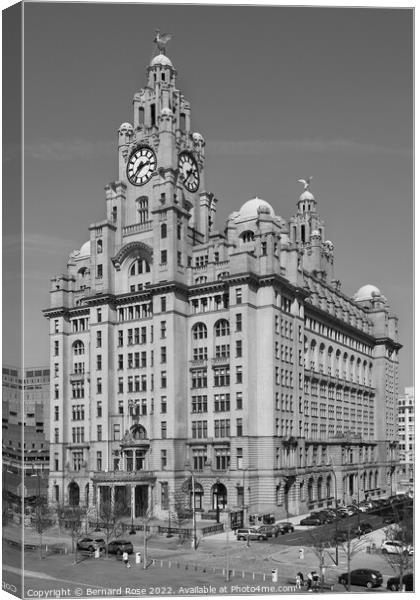 The Royal Liver Building Canvas Print by Bernard Rose Photography