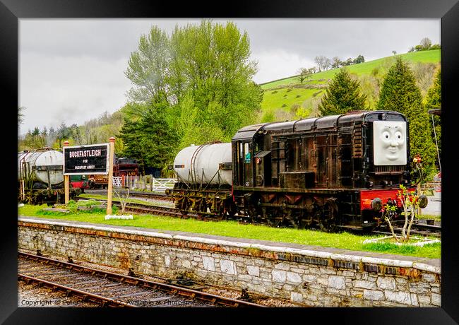 Buckfastleigh Station Thomas The Tank Engine Framed Print by Peter F Hunt