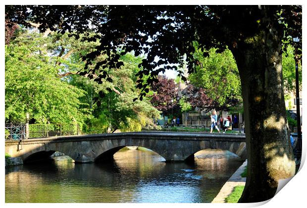 Bourton on the Water Cotswolds England UK Print by Andy Evans Photos