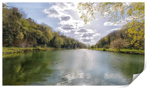 Creswell Crags Print by Mark Godden