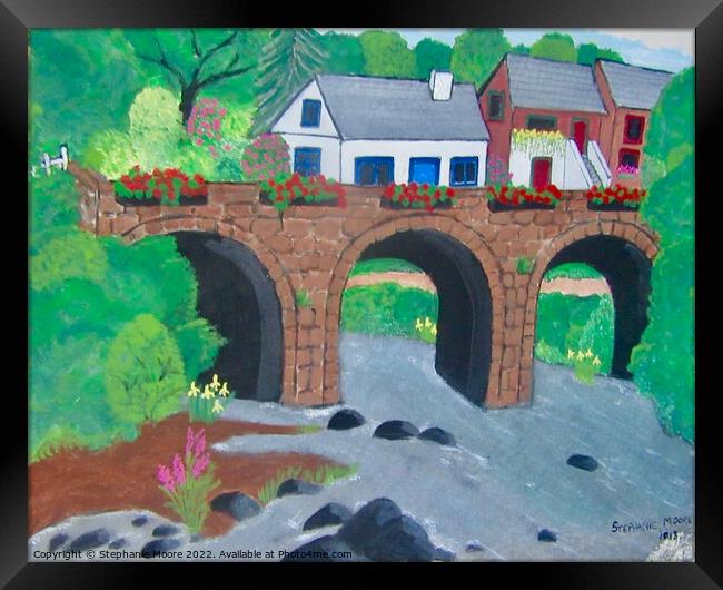 Ramelton Bridge Framed Print by Stephanie Moore