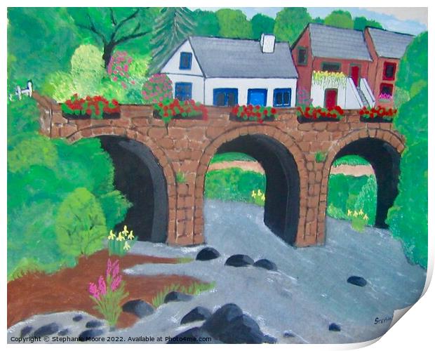 Ramelton Bridge Print by Stephanie Moore