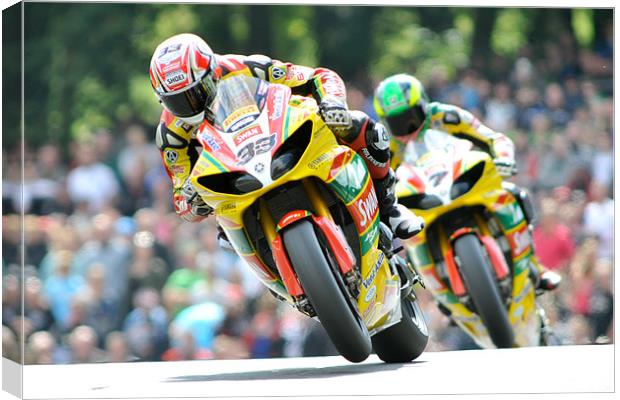 Tommy Hill & Michael Laverty - BSB 2011 Canvas Print by SEAN RAMSELL