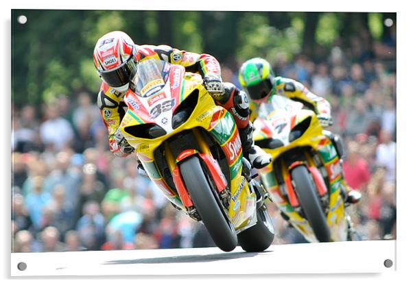 Tommy Hill & Michael Laverty - BSB 2011 Acrylic by SEAN RAMSELL