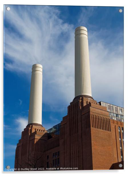 Iconic London Landmark Battersea Power Station Acrylic by Dudley Wood