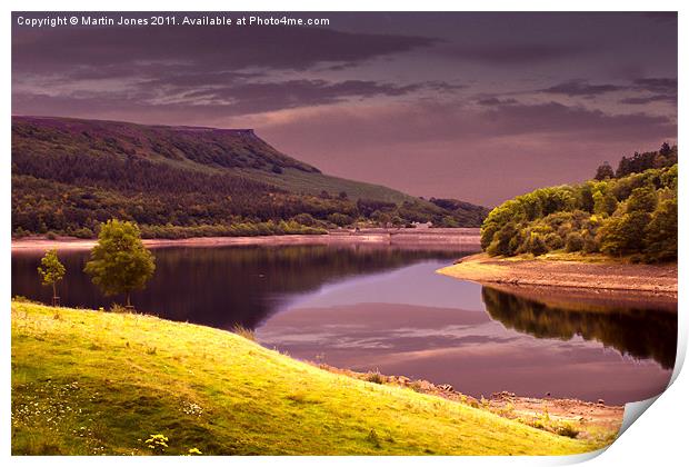 Ladybower Reservoir Reflections Print by K7 Photography