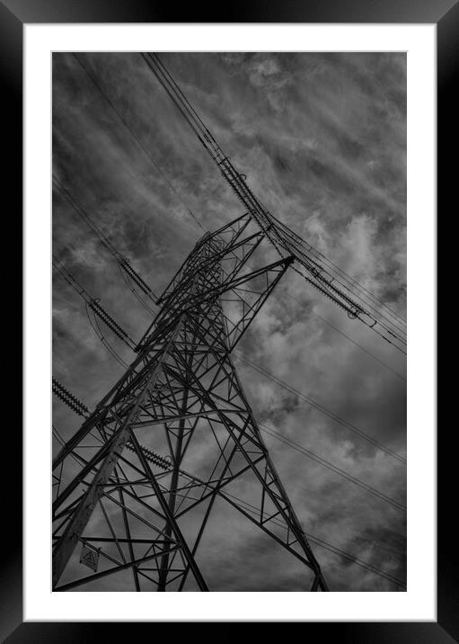 Dramatic Power 03 Framed Mounted Print by Glen Allen
